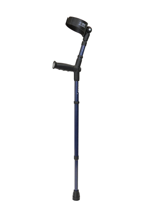 Walk Easy Model 480 Adjustable Forearm Crutches in BLACK (pair)