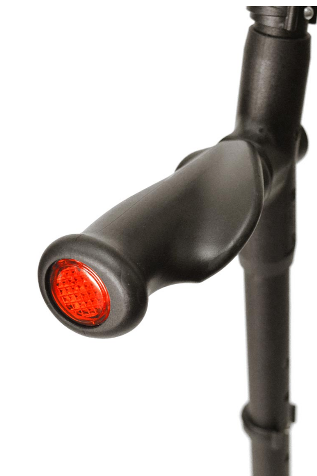 Walk Easy Model 495 Adjustable Forearm Crutches in BLACK (pair)